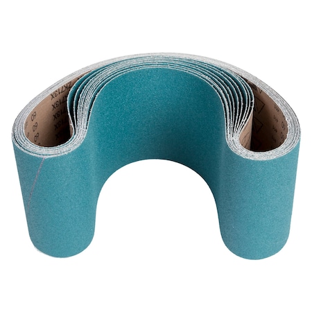 Coated Belt,Zirc,6x48,60 Grit, Coated, 6 W, 48 L, 60 Grit, Zirconia Alumina